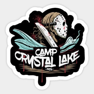Camp Crystal Lake Sticker